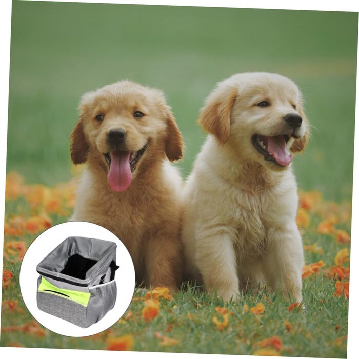 Складаний велосипедний кошик для тварин Happyyami: дихаюча сумка Oxford з ручкою для собак та котів