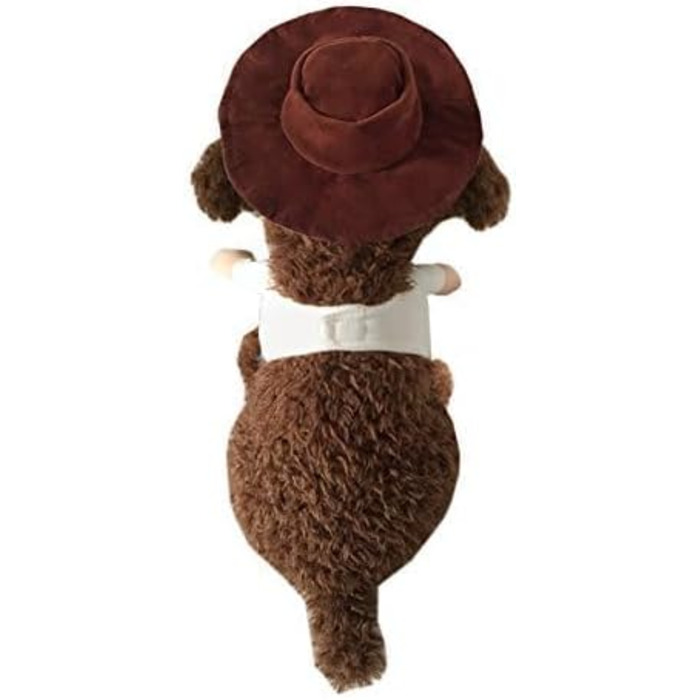 Костюм ковбоя для собак з капелюхом: костюми на Хелловін для котів та маленьких собак (S)