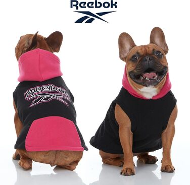Reebok флісовий худі для собак з капюшоном, отвір для повідка, теплий зимовий светр для маленьких, середніх і великих порід, преміум якість, зручний, затишний