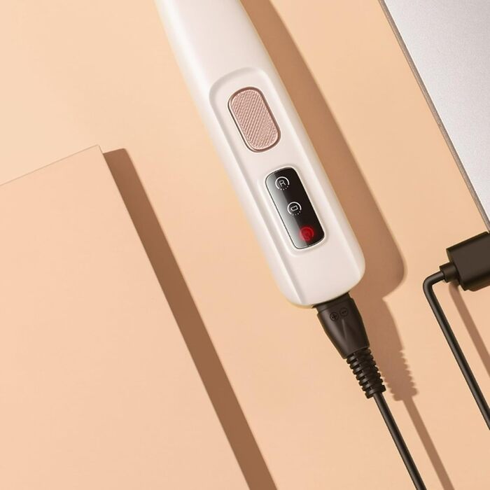 Триммер для собак Yagerod: тиха машинка для догляду за чутливими подушечками лап з LED-підсвічуванням, USB, водонепроникна