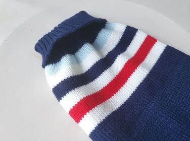 Пуловер VEDEM для собак з візерунком, теплий, для холодної погоди, розмір S, темно-синій