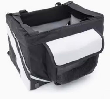 Велосипельна переноска для собак DONGXIAO, рюкзак для тварин, чорний, Oxford-Gewebe, до 6 кг