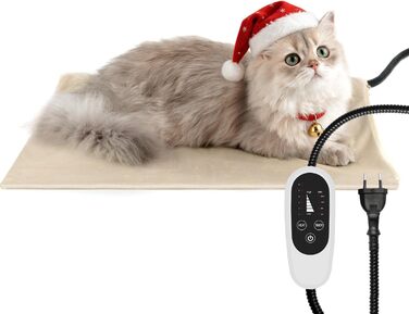 Електричне грілка для котів та собак NICREW 40x45 см з регулюванням температури та захистом від укусів