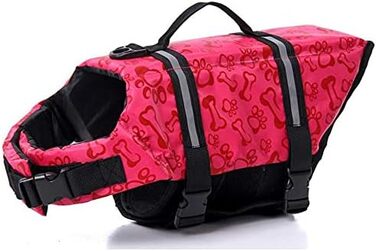 Нашийник-ручка для собак Hund Schwiweste: безпечний, надійний, для маленьких та великих собак (червоний, форма кістки)