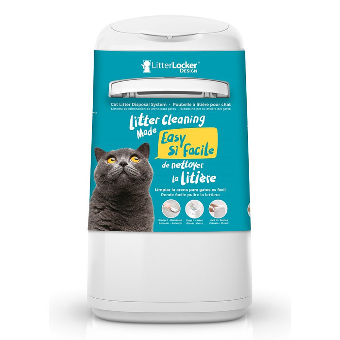 Контейнер для відходів Litter Locker Design, 24 x 23 x 43 см, білий