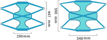 Гамак для грумінгу собак Qcwwy, професійний гамак для догляду за домашніми тваринами з триммером, ножицями та кусачками для нігтів, підходить для стрижки, грумінгу та миття собак (L)