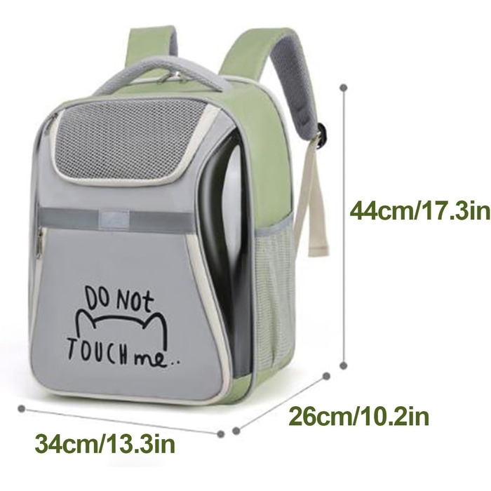 Транспортна переноска для кота та собаки PJDDP Rosa - рюкзак для тварин з сітчастими вікнами, рожевий