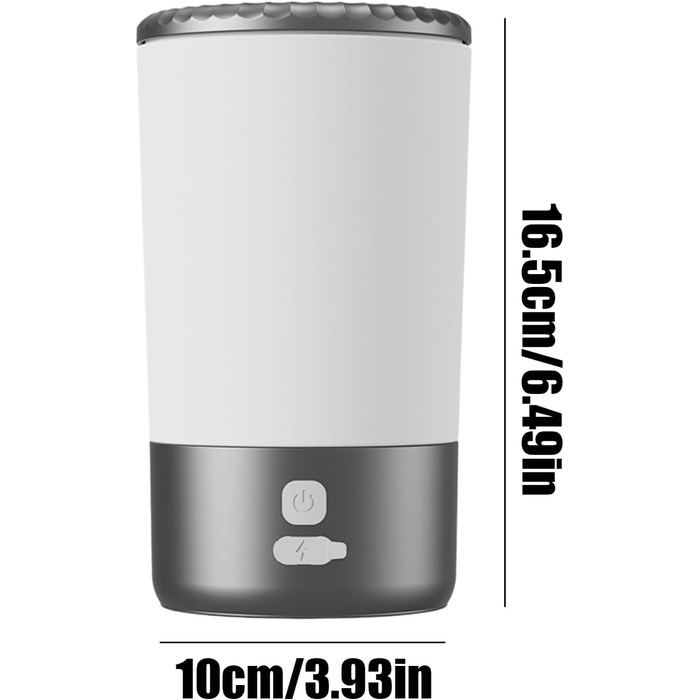 Автоматичний очищувач лап для собак та котів Huayeex | Електричний пристрій для чищення лап домашніх тварин | Чорний/Білий