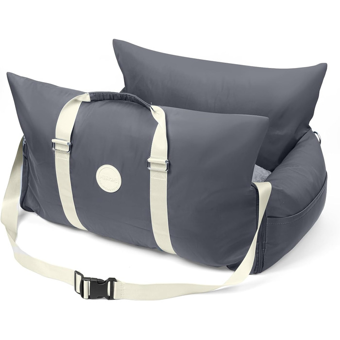 Автокрісло для тварин Booster: 2 шт. для собак та котів середніх та великих порід. З безпечними ременями та кишенями.