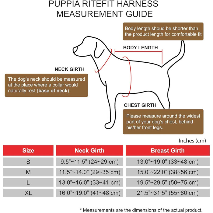 Шлея для собак Puppia Soft Harness RITEFIT сіра, розмір M