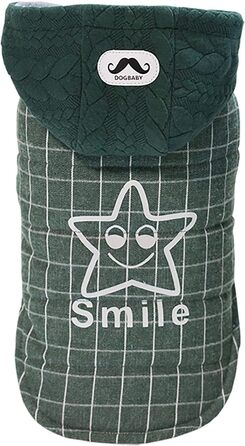 Теплий зимовий одяг для собак: куртка-худі для маленьких та середніх собак і котів (XL, зелений)