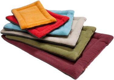 М'яка підстилка для собак та котів з мікроплюшу, червона, розмір L (89x56x4 см)