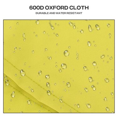 Дитяча коляска для котів та собак, 3 колеса, жовта. Коляска для тварин середнього розміру та цуценят, 13,6 кг, з кошиком для зберігання та тримачем для напоїв