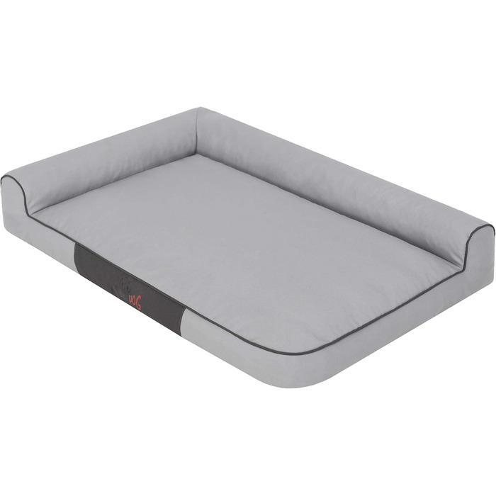 Крісло-ліжко для собак та котів, крісло для домашніх тварин, лежанка для собак, матрац для собак, лежанка для котів, крісло-софа для тварин (XL, 100x66 см, сірий Оксфорд)