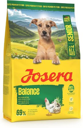 Сухий корм для літніх собак Josera Balance, 12.5 кг — збалансований раціон для дорослих собак старшого віку