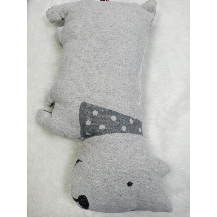 Подушка для собак David Fussenegger Juwel, сірий/антрацитовий, 40/20 см, з перфорованою спинкою