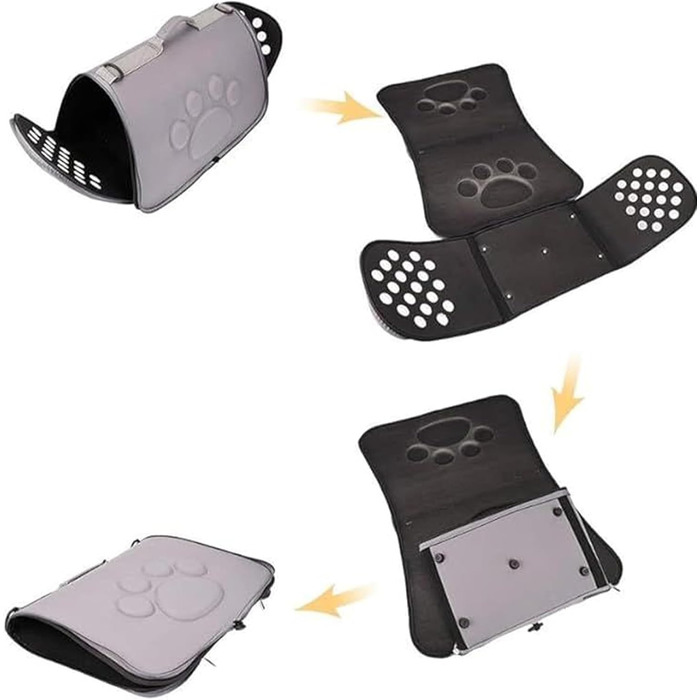 Транспортна сумка для кота Katzen Reisetasche - сіра, для подорожей та прогулянок