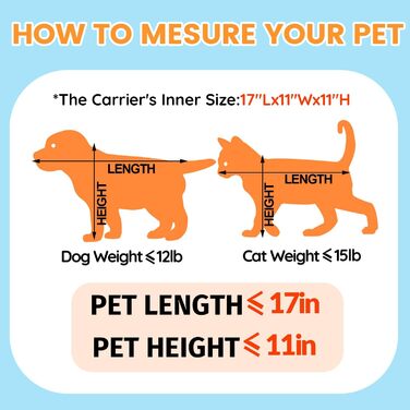 Транспортна сумка для домашніх тварин Petskd, фіолетовий колір, 48.3 x 33 x 22.9 см, підходить для собак до 5.4 кг та котів до 6.8 кг, схвалена Southwest Allegiant Airlines