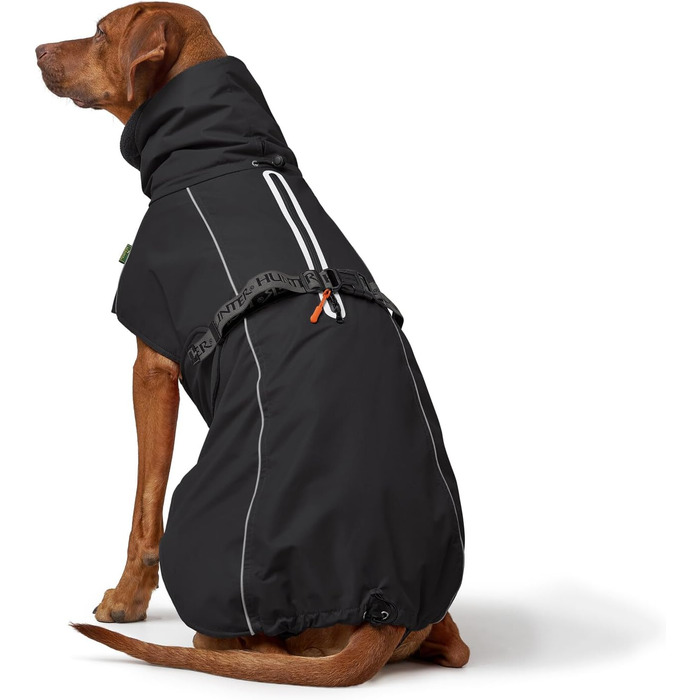 Теплий водонепроникний теплий зимовий одяг для собак HUNTER NORDBY, чорний, розмір 80