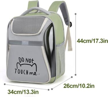 Транспортна переноска для кота та собаки PJDDP Rosa - рюкзак для тварин з сітчастими вікнами, рожевий