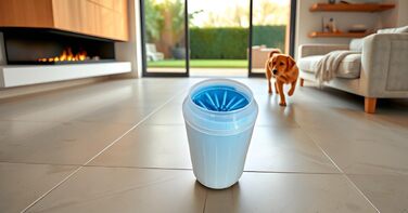 Очищувач для лап собак - гігієна для подушечок лап (Синій, L)