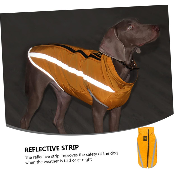 Жовтий водонепроникний дощовик для собак, дощовик для цуценят, 50x60 см