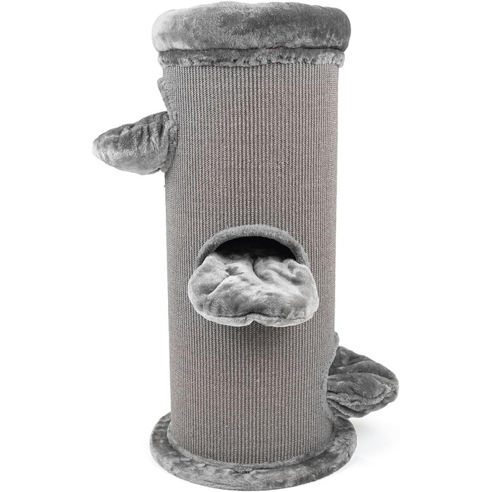 Котячий будиночок та когтеточка Olivia - антрацит, 40x40x100 см