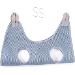 Набір для грумінгу собак, гамак для грумінгу, сірий, середній, для маленьких та середніх порід