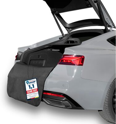 Захист вантажного відсіку LIONSTRONG® – універсальний килимок для багажника авто [з м'якою підкладкою та водонепроникним покриттям] – захист від бруду, подряпин та вологи (100x100 см)