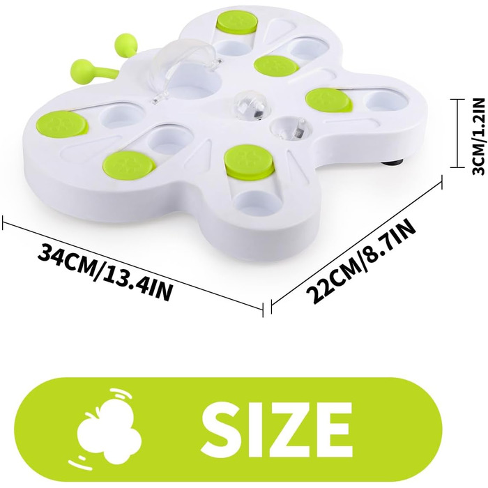 Інтерактивна іграшка-головоломка для котів ALL FOR PAWS Butterfly Treat Puzzle