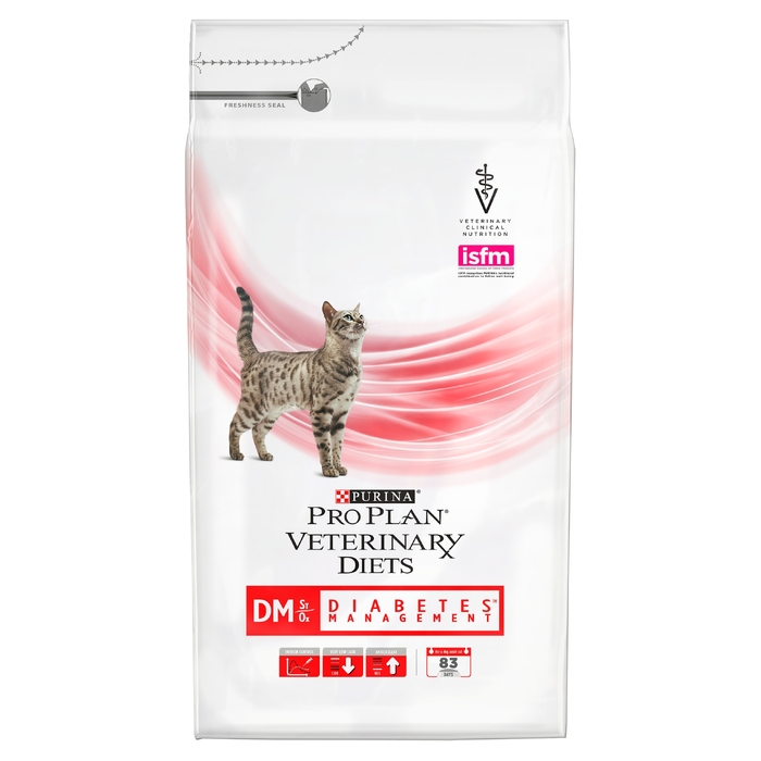 Сухий корм PURINA PRO PLAN Veterinary Diets Feline DM ST/OX для котів з діабетом, 5 кг