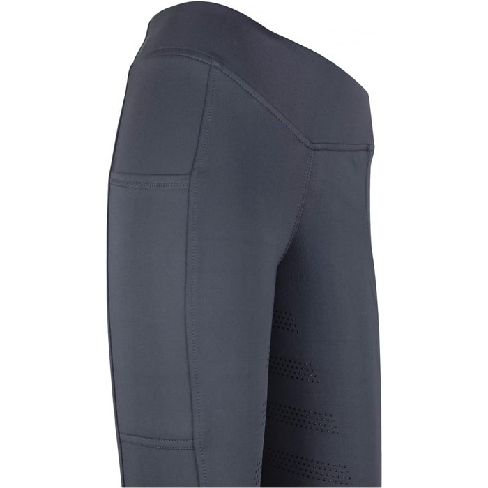 Легінси для верхової їзди Lazura Ariella | Еластичні штани для верхової їзди з кишенею для телефону | Середня посадка, повний облягання, силіконовий grip та класичний крій | Екіпірування для верхової їзди, 32, Графіт