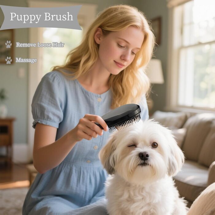 Щітка для цуценят (чорна)