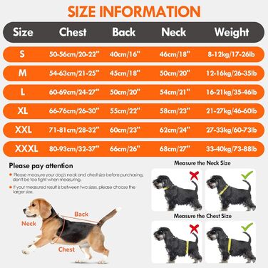 Зимовий теплий пуховик для собак, водонепроникний та вітронепроникний, з інтегрованим шлейкою, світловідбиваючими елементами та блискавкою - ідеальний для холодної погоди та снігу (Помаранчевий, S)