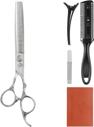 Професійна ножиця для грумінгу собак Evering - ножиці для стрижки та карвінгу, 7 дюймів