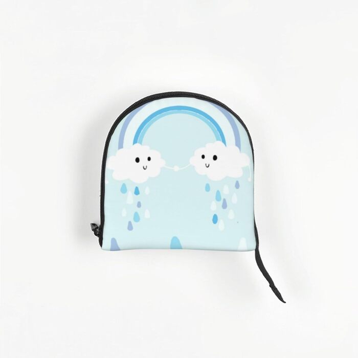 Сумка-переноска для котів та собак маленьких порід Paylamon, складна, для подорожей, у літак/автобус (хмари)