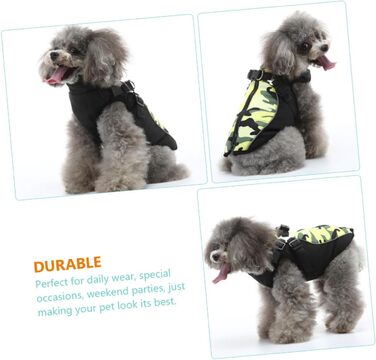 Тепла жилетка для собак VICASKY з нагрудником, дихаюча, зносостійка, для особливих випадків