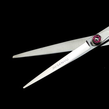 Набір професійних ножиць для грумінгу собак JIESENYU: 7 дюймів, прямі та витончені леза, 4 шт.