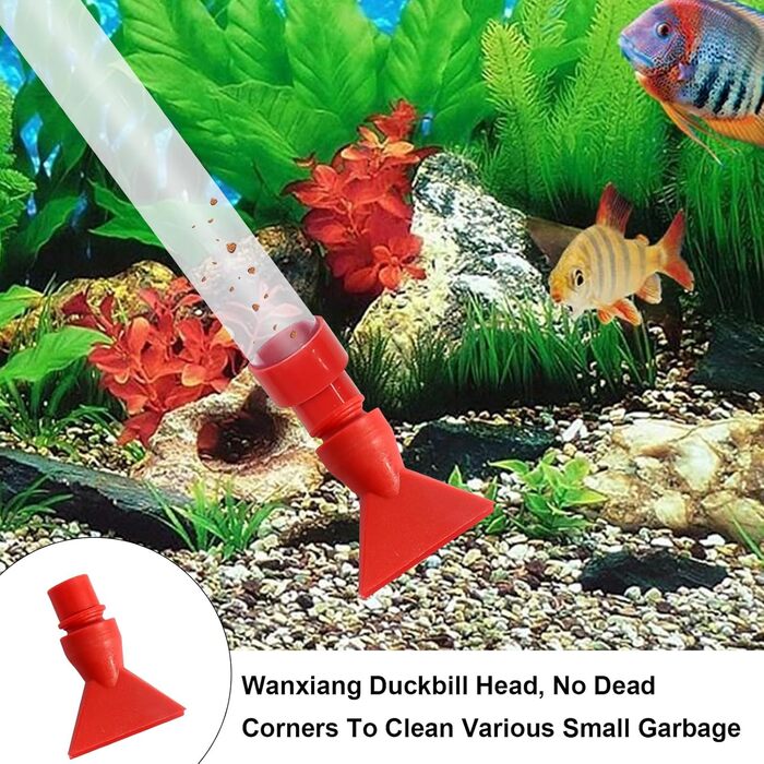 Набір для чищення акваріума GOSHIES 4-в-1: пилосос, фільтр, відсмоктувач ґрунту, набір для підміни води