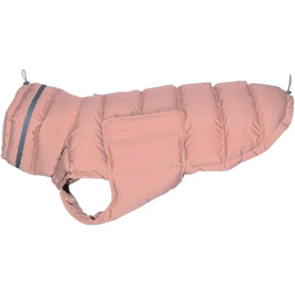 Зимовий теплий одяг для собак - водонепроникна куртка, тепла, захист від снігу. Підходить для великих собак, для осені та зими. Комфортний захист від холоду (Рожевий)
