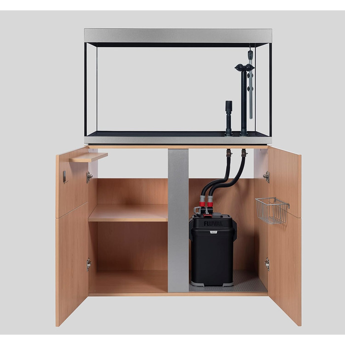 Набір акваріум Fluval Siena 160, 166 л з тумбою, білий (бук)