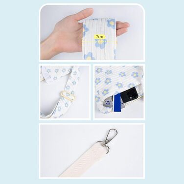 Сумка-переноска для собак Yanzisura - блакитна, 15x15x5 см