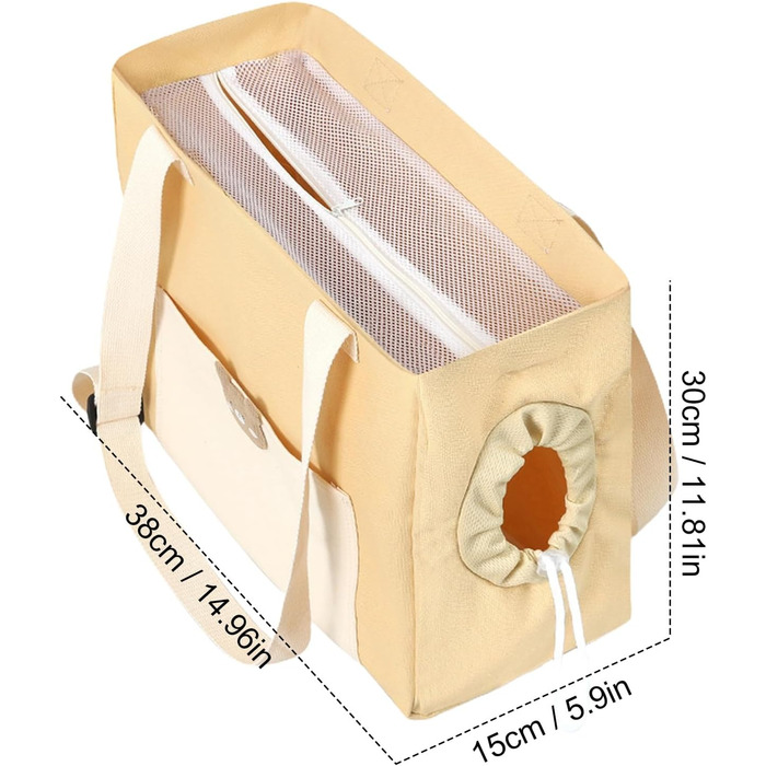 Транспортна сумка для собак та котів, дихаюча, легка, для подорожей, з місткістю для маленьких собак та котів