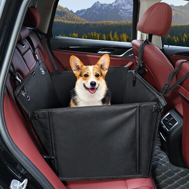 Автокрісло для собак KYG - стабільне, водовідштовхувальне, антиковзаюче, з 4 ременями, M (58x55x36 см)