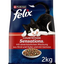 Сухий корм для котів FELIX Sensations Смакова різноманітність з села, 4 кг