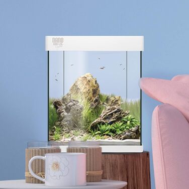 Акваріумний набір ICA KNA10 Nano Aqua Led Crystal, 10 л, кремовий