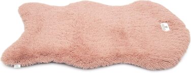 Ортопедичне собаче ліжко Pfoten&nasen® вологостійке, рожеве, 128x80 см. Легко миється, підходить для великих собак. Матрац, килимок, охолоджувальний мат.