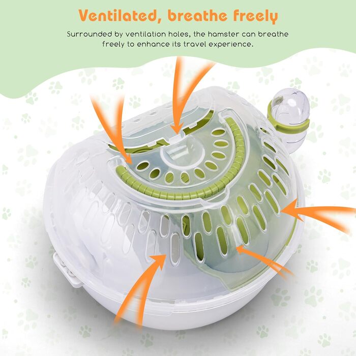 Переносна переносна клітка для тварин Nobleza: для хом'яків, кроликів (27x20,5x17 см)