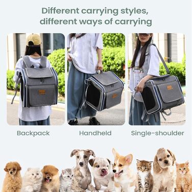 Фаркоп-кошик для собак, переносний, складний, сумка-переноска для тварин, велосипедний кошик для прогулянок, безпеки, подорожей, сім'ї, велоспорту, на відкритому повітрі, для котів та собак