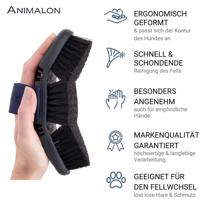 Щітка для собак з короткою шерстю Animalon Kurzhaar: для догляду під час линьки | Інноваційна щітка для собак з короткою шерстю